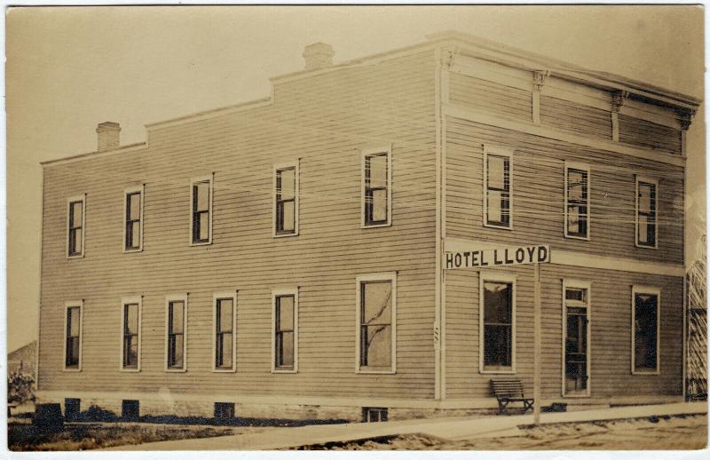 1911-1921 RPPC Hotel Lloyd Montana Oregon Canada 1 RARE Real Photo Postcard