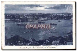 Postcard Old Constantinople General view of Charter & # 39arsenal