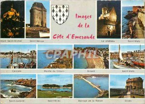 Modern Postcard Pictures of the Emerald Coast Mont Saint Michel Saint-Servan ...