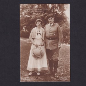 GERMANY, Postcard, Prince Eitel Friedrich of Prussia with his wife, Unused