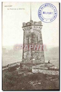 Old Postcard Belfort Tower Miotte