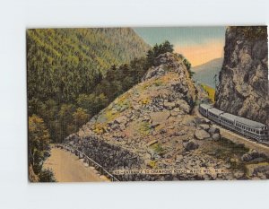Postcard Entrance To Crawford Notch, White Mountains, New Hampshire