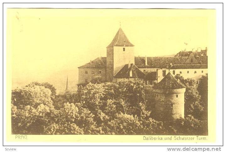 Daliborka Und Schwarzer Turm, Prag, Czech Republic, 1900-1910s
