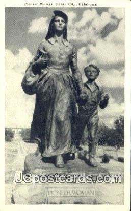 Pioneer Woman Statue - Ponca City, Oklahoma OK  