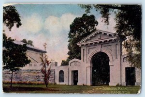 Hamilton Ontario Canada Postcard Arches in Dundurn Park c1910 Antique