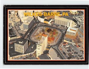 Postcard Bird's-Eye View of Public Square Wilkes-Barre Pennsylvania USA
