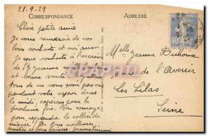 Old postcard Trayas Corniche Golden Pointe du Trayas and Pointe Esquillon