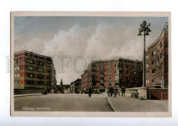 150943 DENMARK AALBORG Vesterbro Vintage postcard