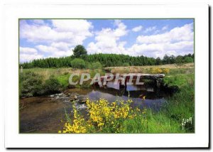 Postcard Modern Colors and Light of France Plateau Millevaches Correze Small ...