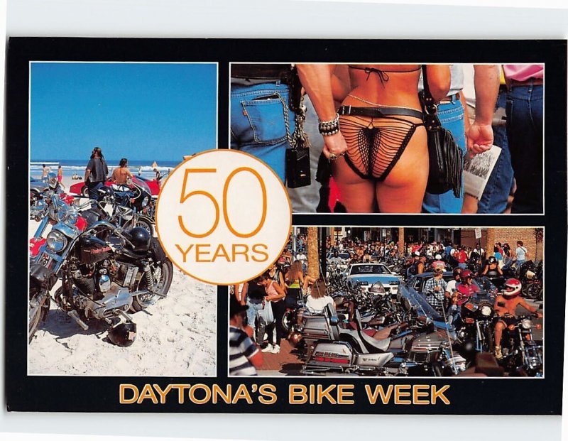 Postcard 50 Years, Daytona's Bike Week, Daytona, Florida