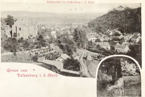 Gruss aus Falkenberg. ( Greetings from Falkenberg)