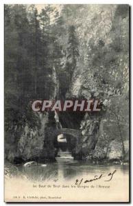 Doubs - Gorges L & # 39Areuse - Leap Brot - Old Postcard