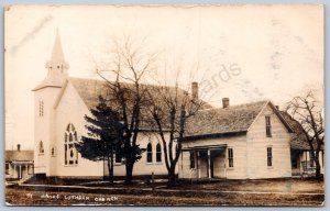 K45/ Queen City Missouri RPPC Postcard c1910 St Marks Lutheran Church 224