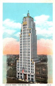 Indiana Fort Wayne Lincoln Tower Curteich