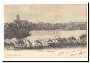 Peronne Old Postcard General view