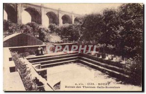 Old Postcard Royat Spa Gallo Roman Ruins