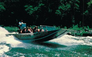 USA Hellgate Excursions Scenic Jailboat Rides Grants Pass Vintage Postcard 07.46