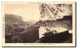 Old Postcard The Precipice and Vallee D Echevis