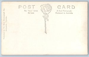 Armadale WA Australia Postcard Gannets at Nesting Time c1930's RPPC Photo