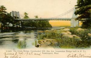 MA - Newburyport. Chain Bridge between Andover & Newburyport