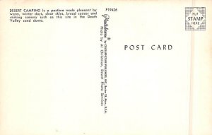 Desert Camping Death Valley National Monument CA