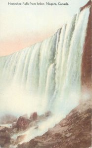 Canada Niagara Horseshoe Falls scenic postcard