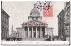 Old Postcard Paris Pantheon Church Ste Genevieve