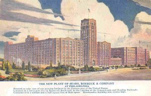 Sears Roebuck Merchandise Building Philadelphia Pennsylvania 1910s postcard