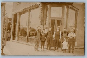 c1910's Seehase Hardware Store Indiana Harbor IN RPPC Photo Antique Postcard