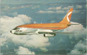 CP Air Boeing 737 Jetliners Advertising c1970 Vintage Postcard D98