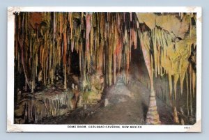 Dome Room Carlsbad Caverns New Mexico NM UNP WB Postcard M1