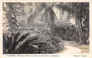 E48/ Foreign RPPC Postcard Caribbean Nassau Bahamas Hotel New Colonial c30s  2