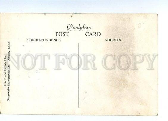 131651 UK MAN LIGHTHOUSE DOUGLAS Fort Anne Hotel Vintage PC