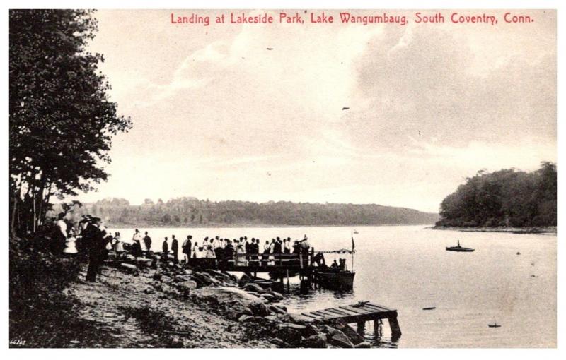 Connecticut South Coventry ,  Lake Wangumbaug , Landing at Lakeside Park