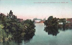 Maine Saco Saco River Above The Cataeact Falls