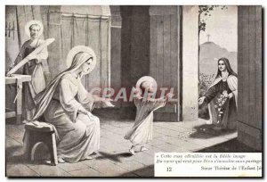 Old Postcard Fancy Sister Therese of Jesus & # 39Enfant
