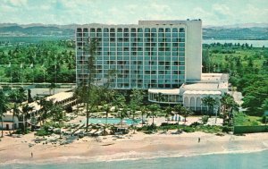 Vintage Postcard Americana Carribean Hotel Copa Superclub San Juan Puerto Rico