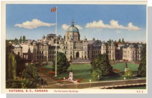 Nice Victoria, British Columbia/B.C., Canada Postcard, Parliament Buildings