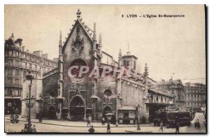 Postcard Old Lyon Church St Bonaventure