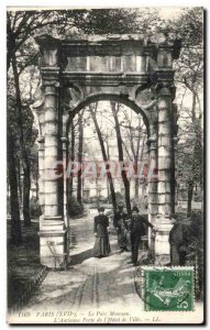 Old Postcard The Parc Monceau Paris The Old Gate The City Hotel