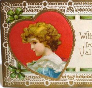 Valentine Postcard Ellen Clapsaddle Victorian Child Series 841 International Art