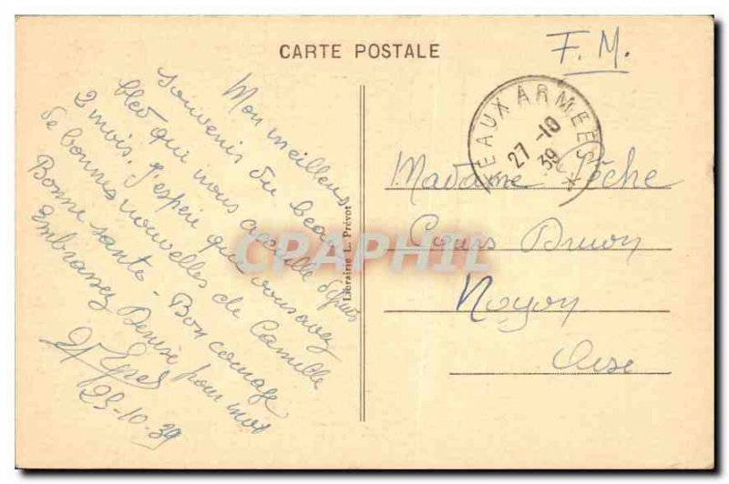 Postcard Old Saint Walfroy by Margut Column Saint Walfroy