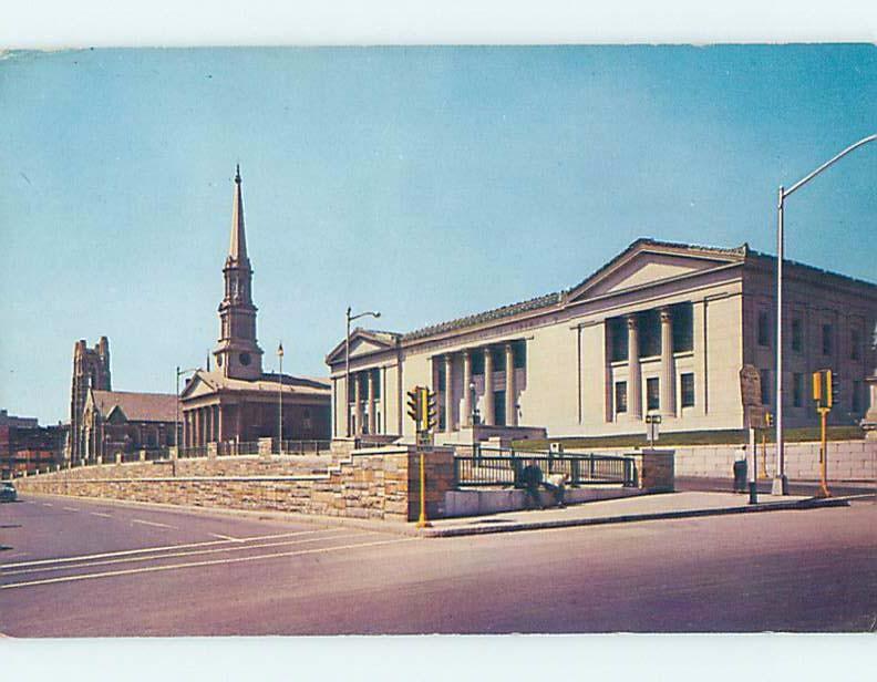 Unused Pre-1980 CHURCH SCENE Worcester Massachusetts MA A6255@