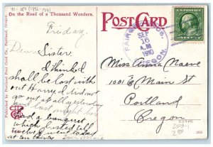 DPO Salem OR Postcard (1892-1914) State Capitol Post Office Country Court House