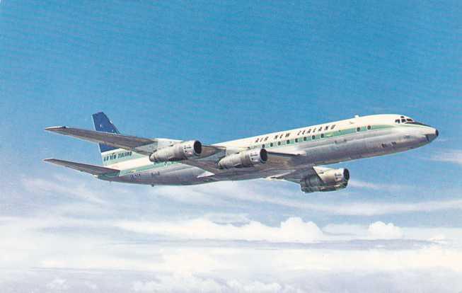 Air New Zealand Douglas DC-8 Jetliner - Aviation