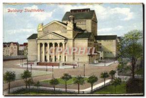 Old Postcard Disburg Stadttheater