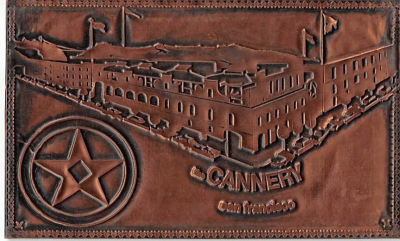 Scan Francisco Cannery Engraved Copper Unused 