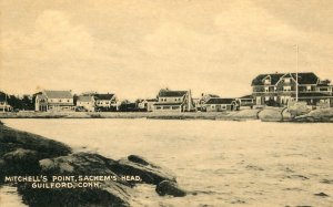 Postcard Early View of Mitchell's Point, Sachem's Head, Guilford, CT.   L7