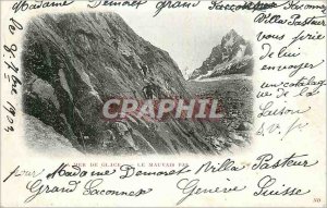 Old Postcard The Mer de Glace The Bad No