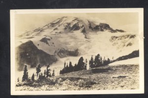 RPPC MOUNT MT. RAINIER WASHINGTON VINTAGE REAL PHOTO POSTCARD